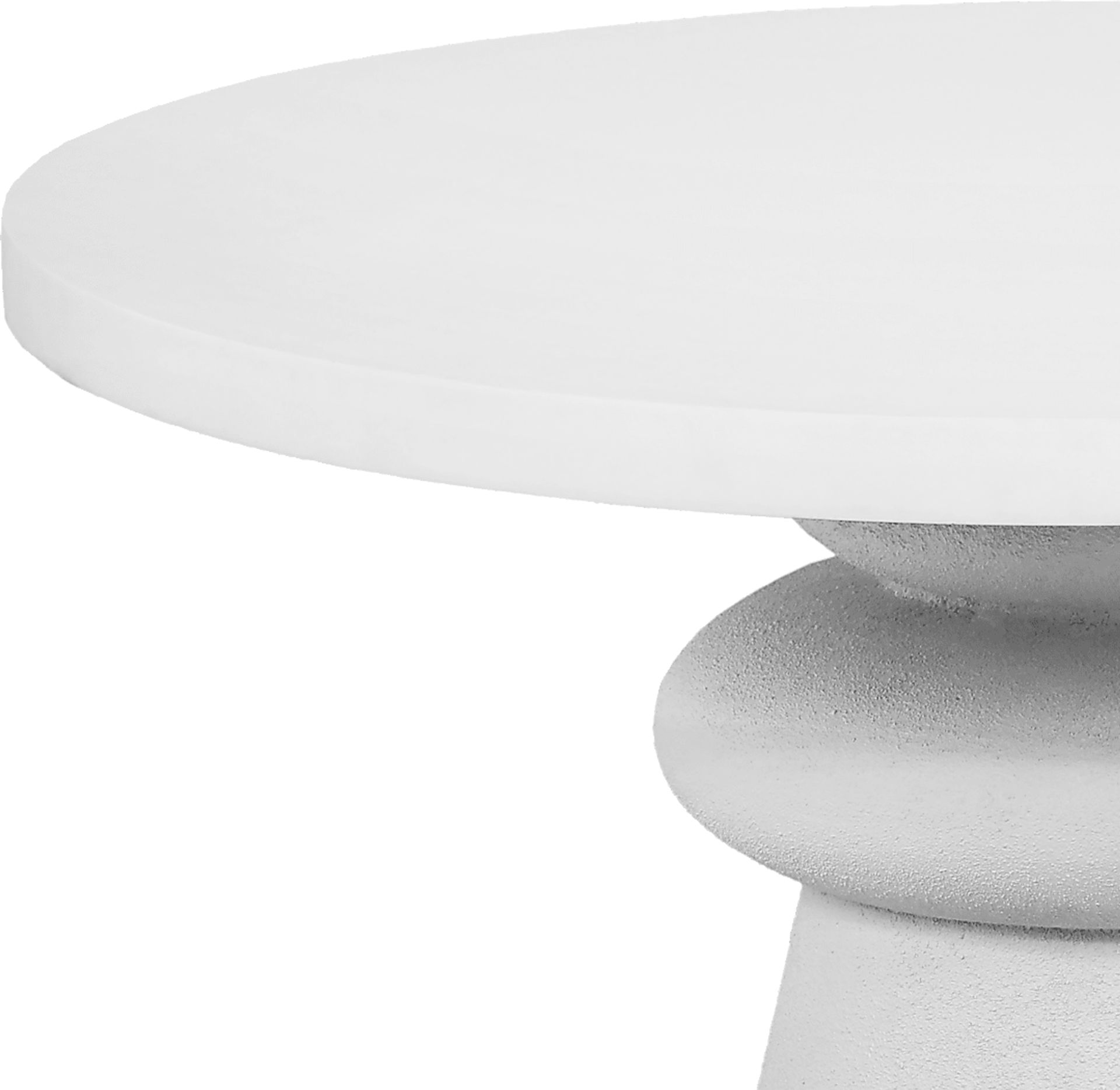 Bolleana White Dining Table - Image 5