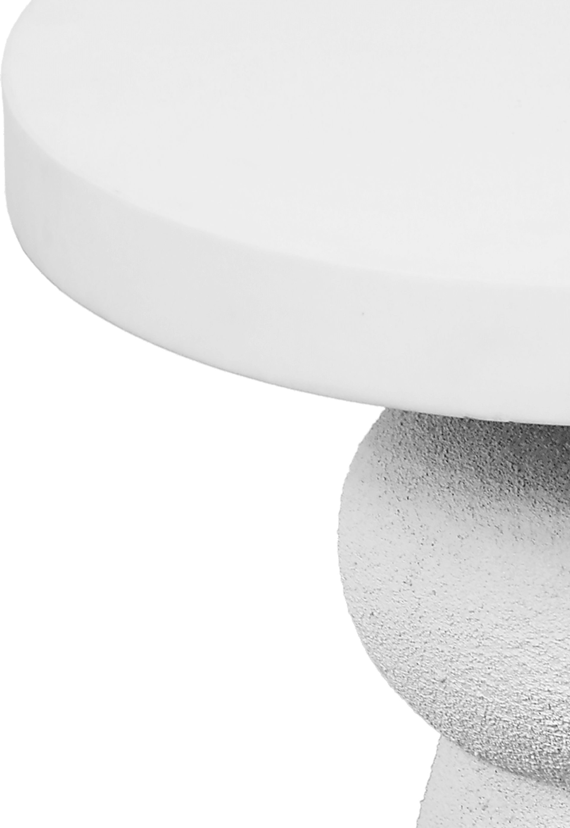 Bolleana White End Table - Image 5