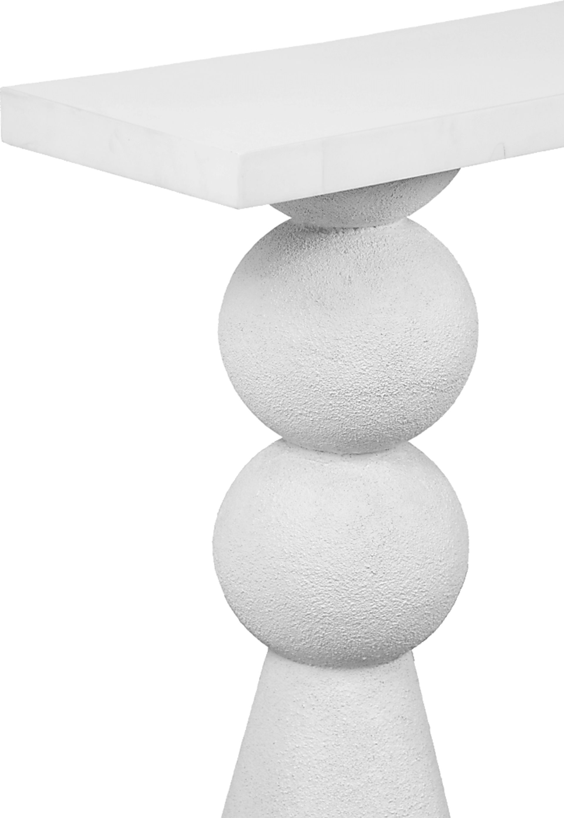Bolleana White Sofa Table - Image 5