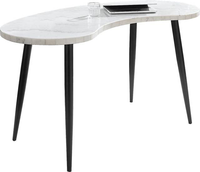 Bollen White Marble Desk - Thumbnail - Image 1
