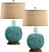 Bolton Spring Blue Set of 2 Lamps