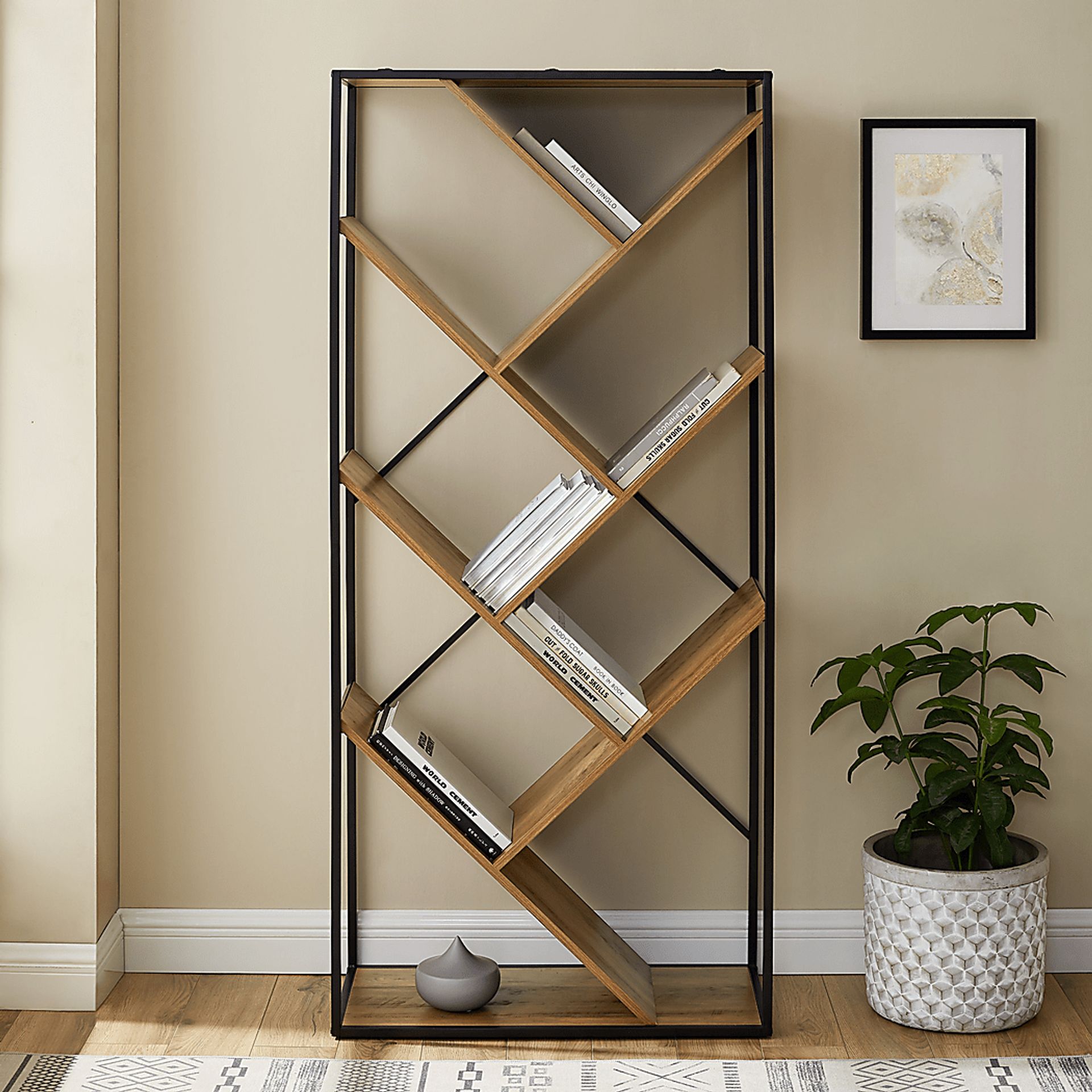 Bolyenwood Dark Brown Bookcase - Image 4