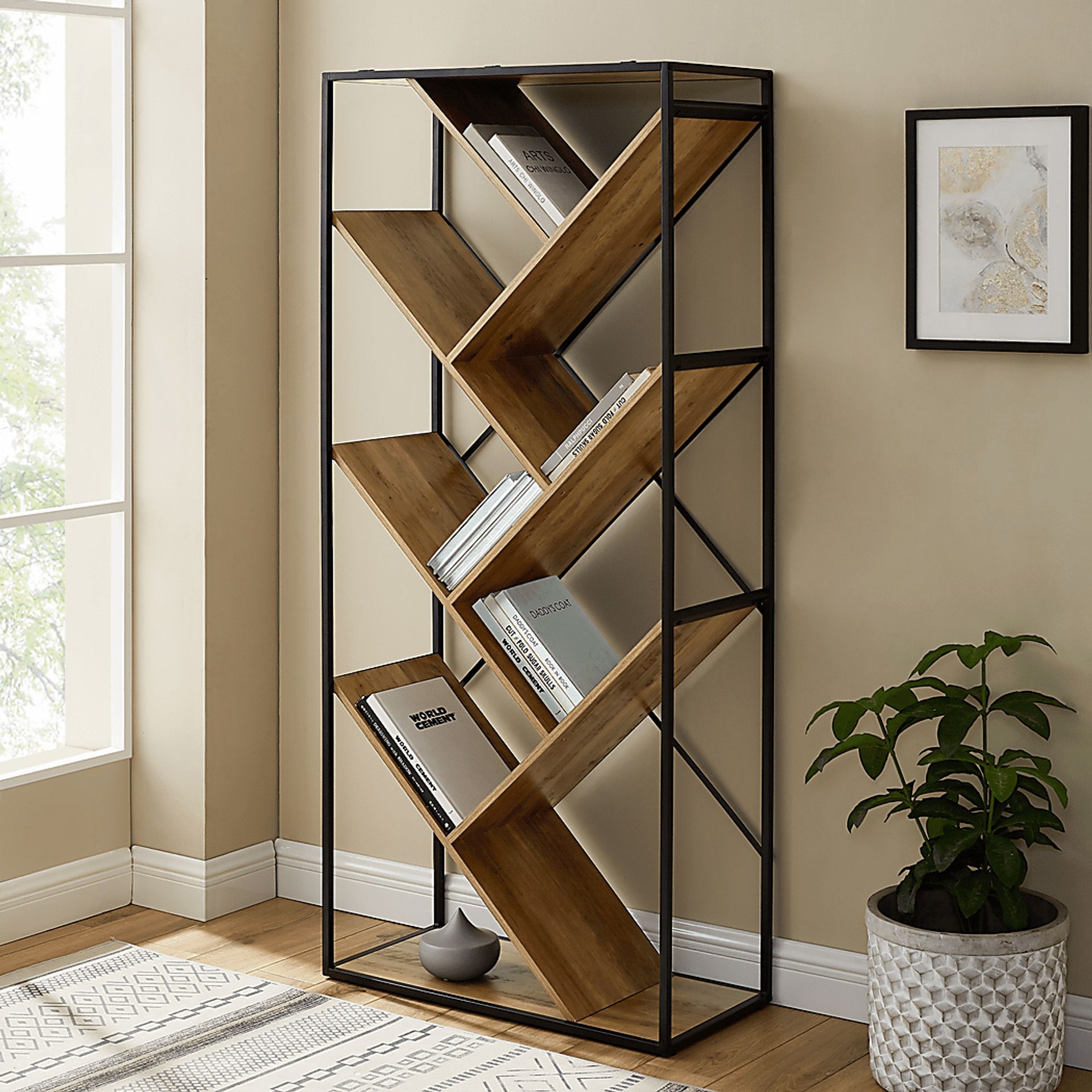 Bolyenwood Dark Brown Bookcase - Image 5