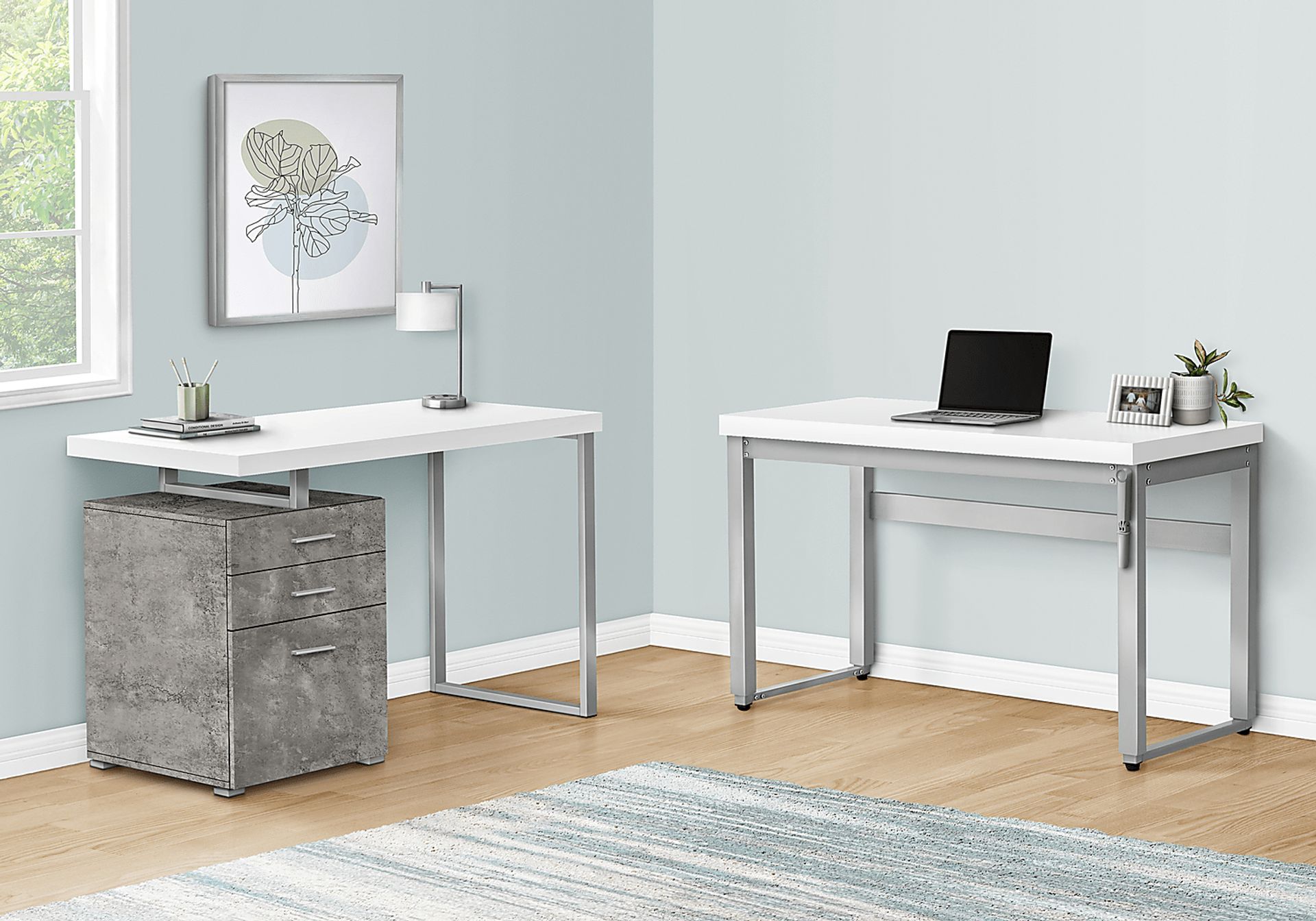 Bomford White Desk - Image 14