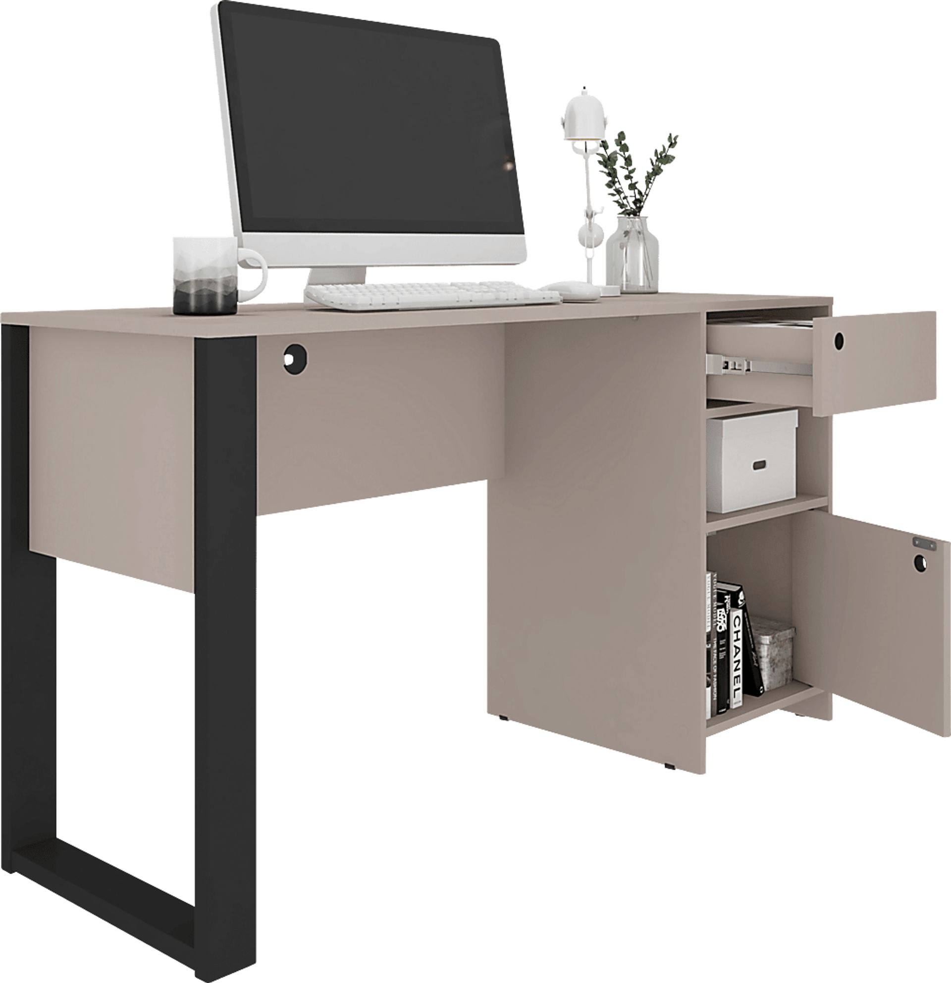 Bomoni Gray Writing Desk - Image 7