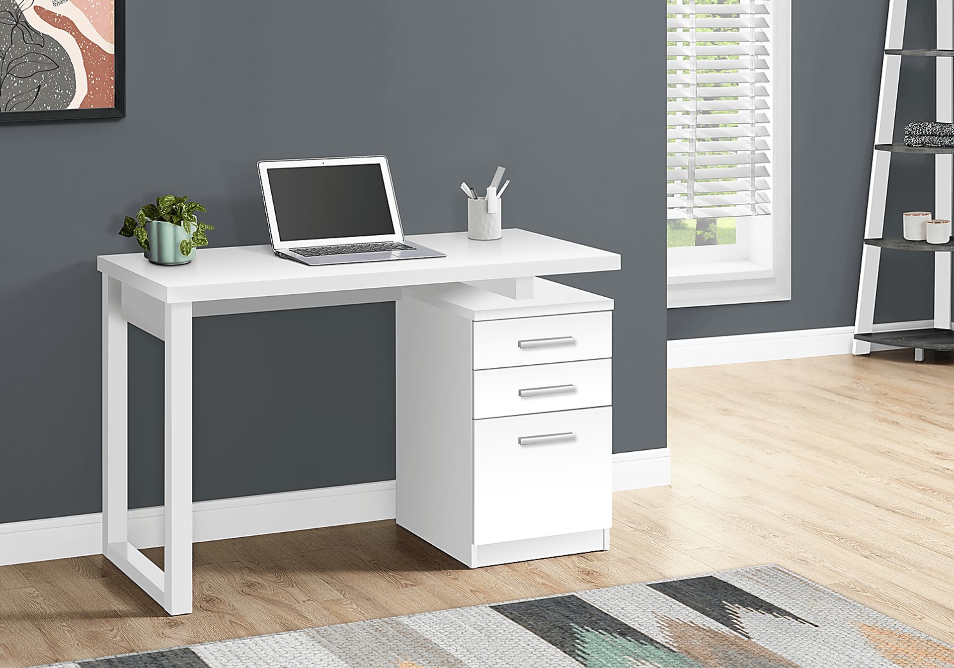 Bonacker White Desk - Image 10
