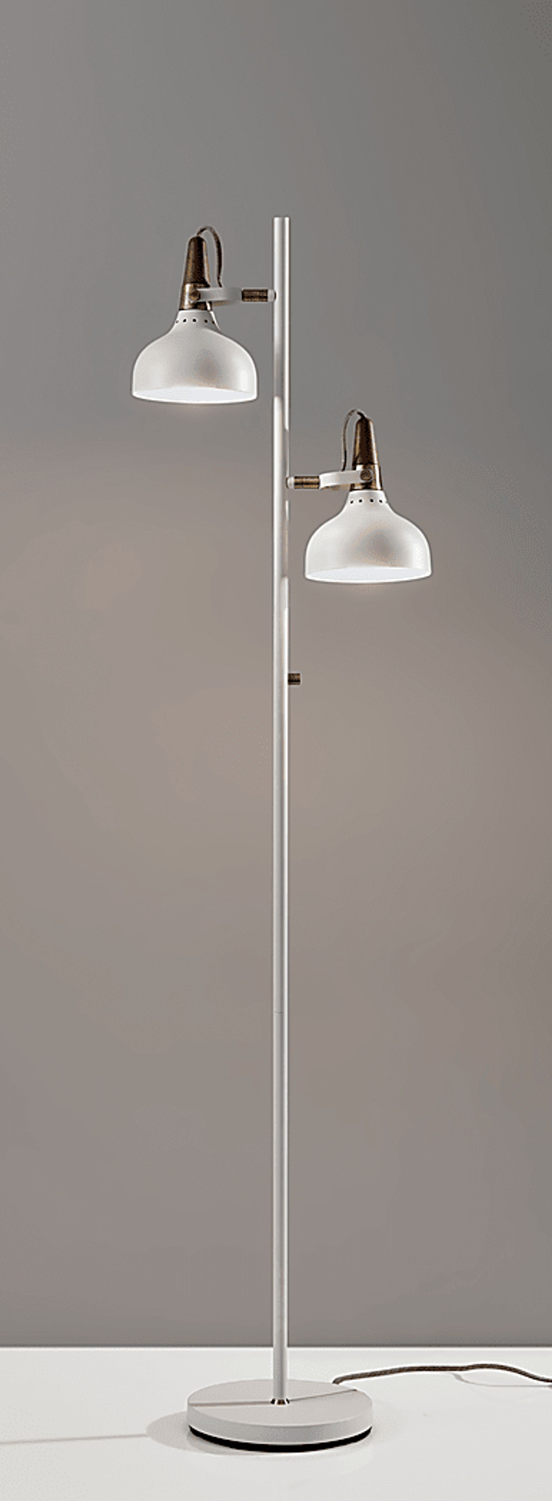 Bonaffon White Floor Lamp - Image 4