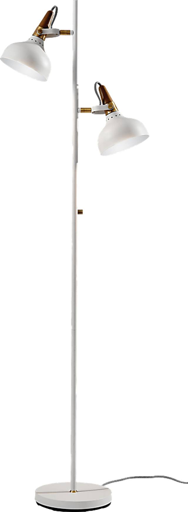 Bonaffon White Floor Lamp - Thumbnail - Image 1