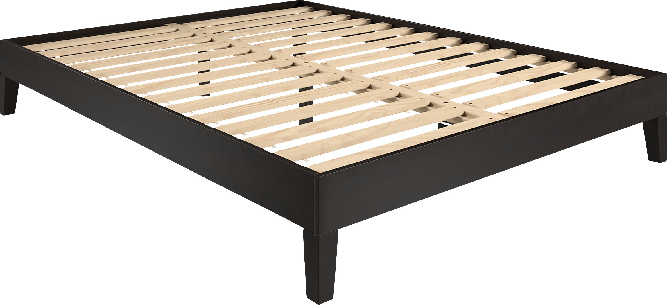 Bonariden Black Queen Platform Bed