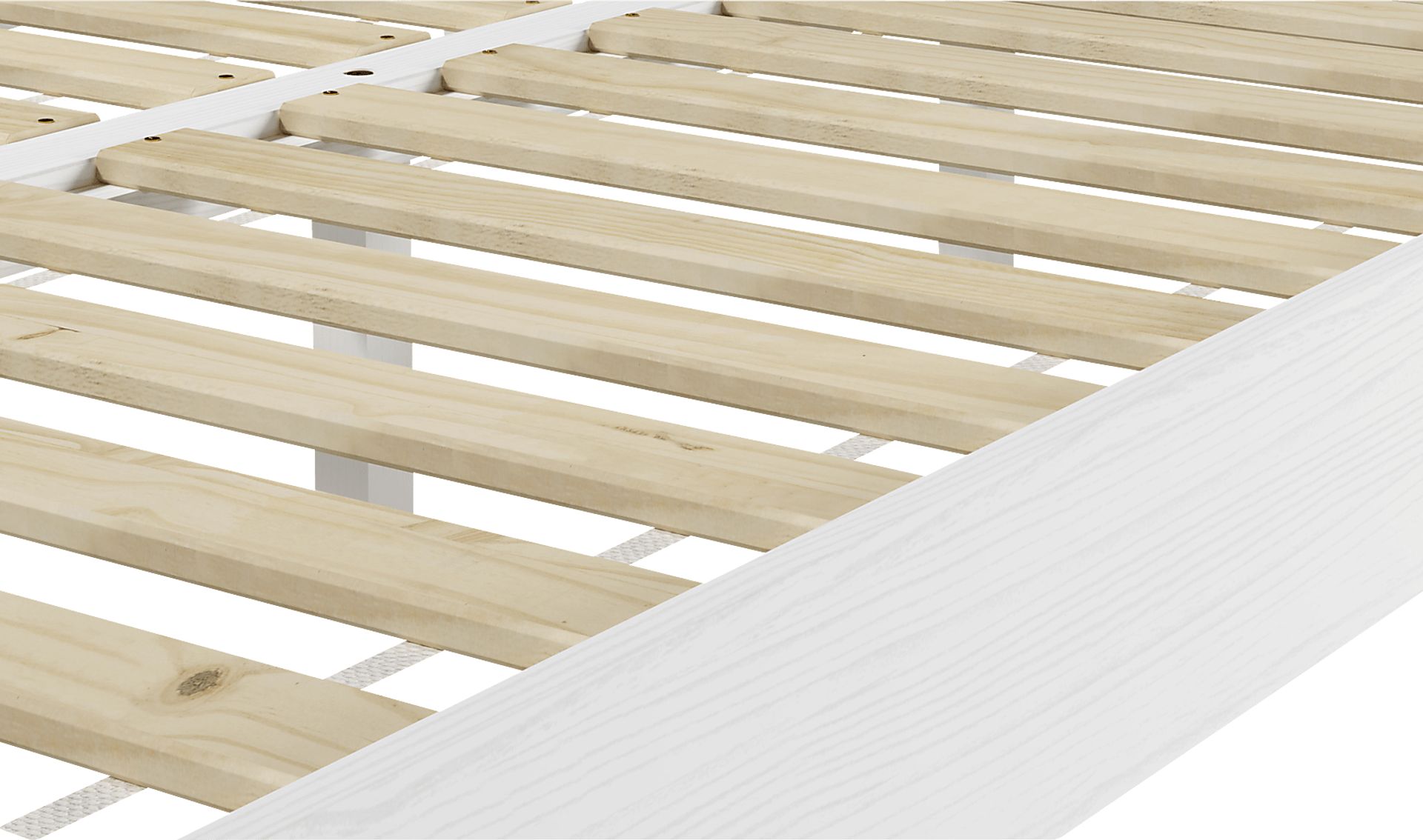 Bonariden White Full Platform Bed - Image 4