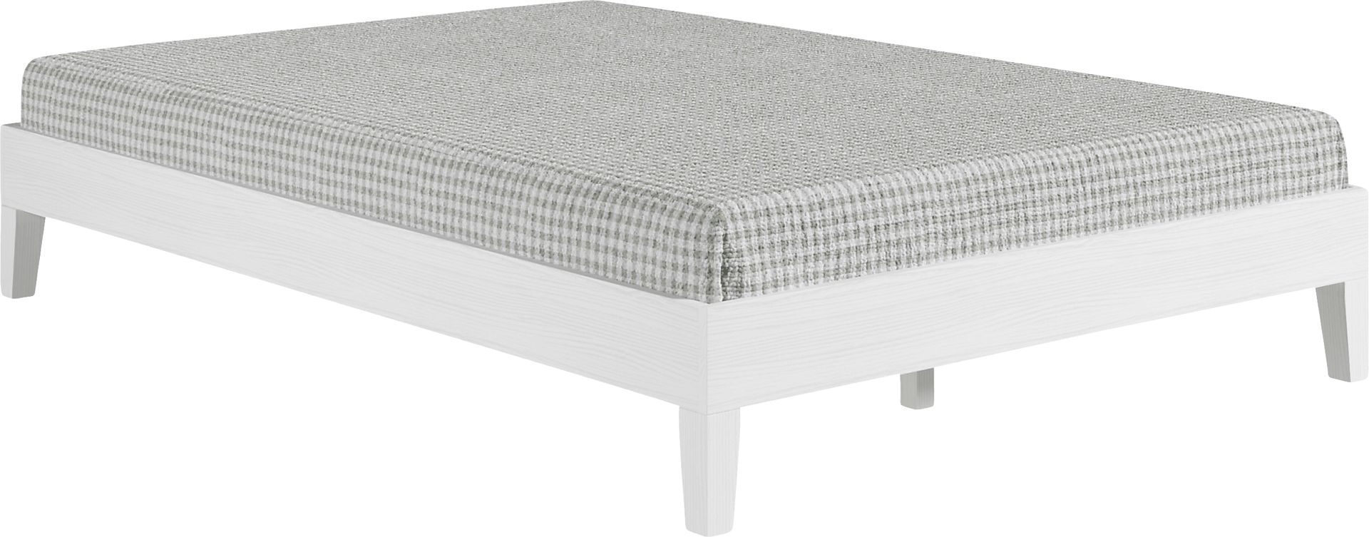 Bonariden White Full Platform Bed - Image 1