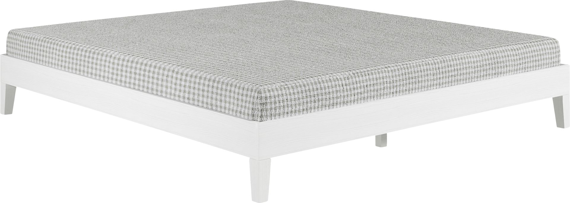 Bonariden White King Platform Bed - Image 1