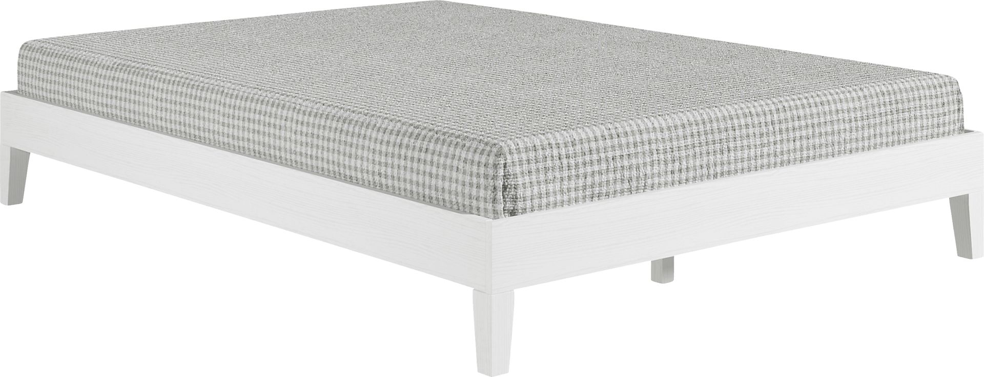 Bonariden White Queen Platform Bed - Image 1