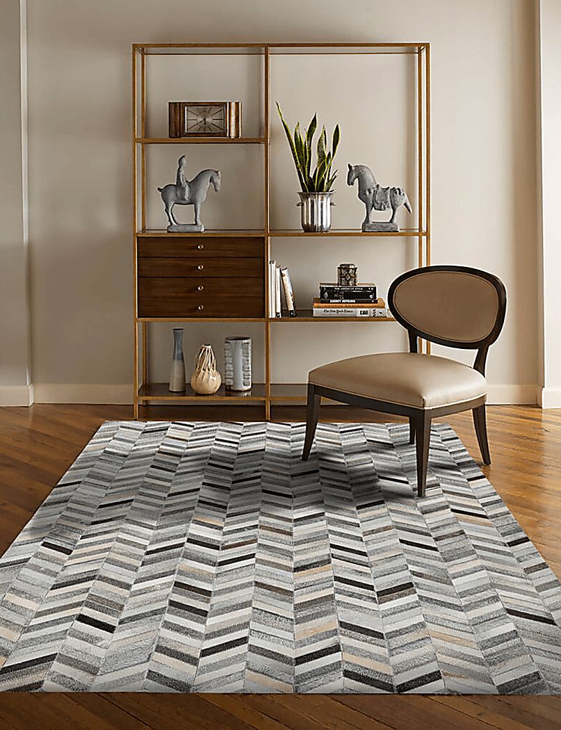 Bonastone Gray Rug - Thumbnail 2