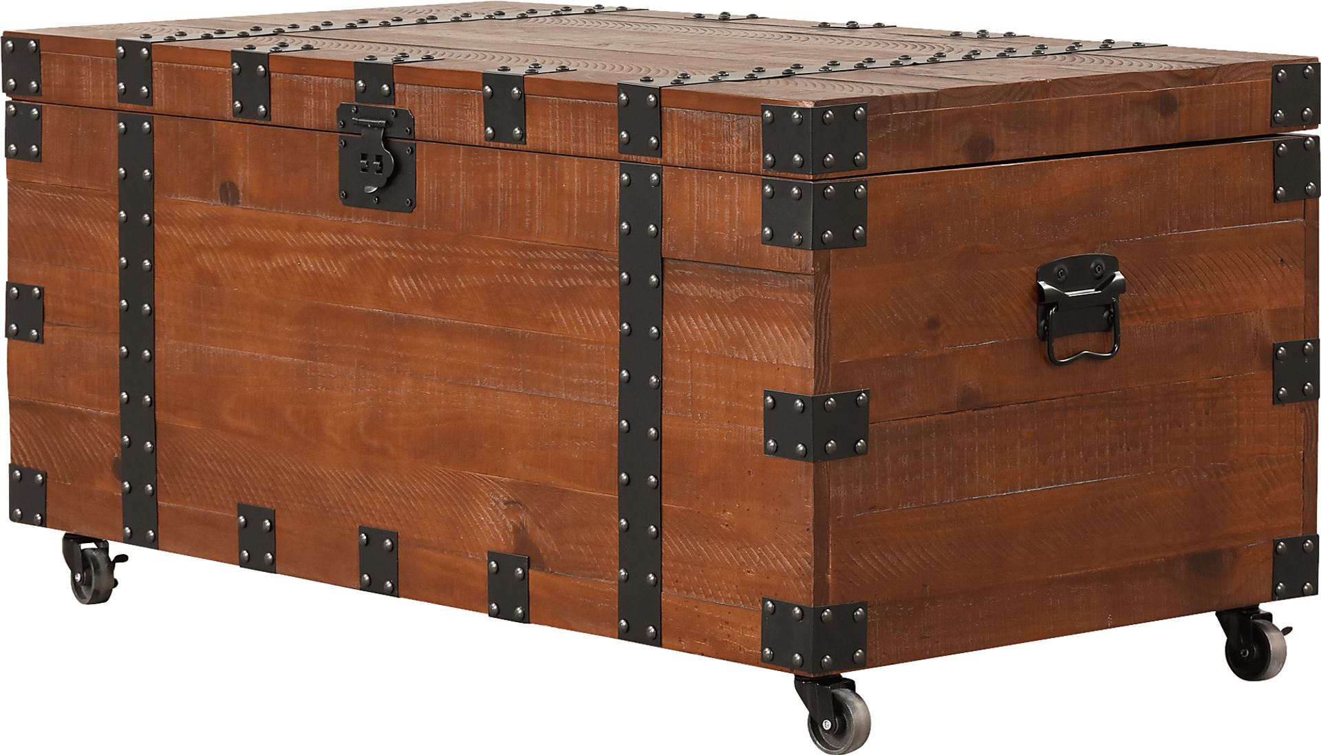 Bonavesta Brown Storage Trunk - Image 1