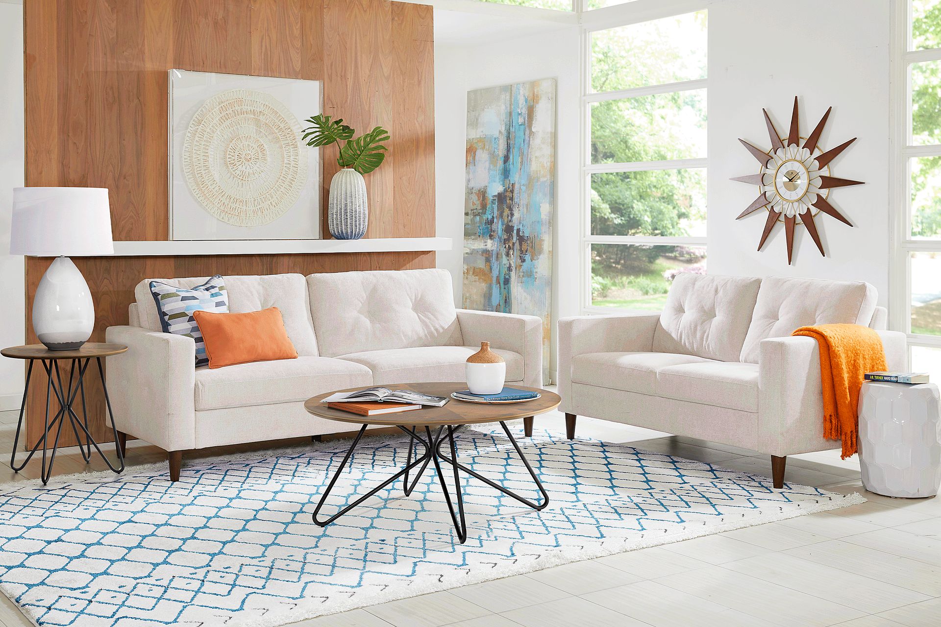 Bonavista Beige 7 Pc Living Room - Image 1