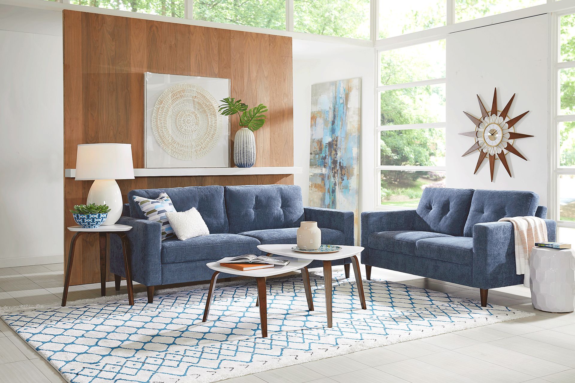 Bonavista Blue Sofa - Image 2