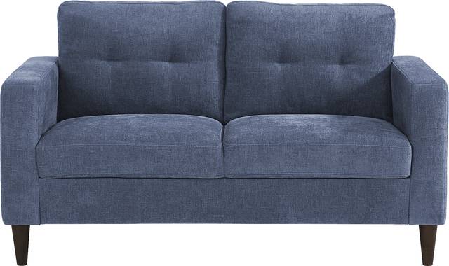 Bonavista Blue Loveseat - Thumbnail - Image 1