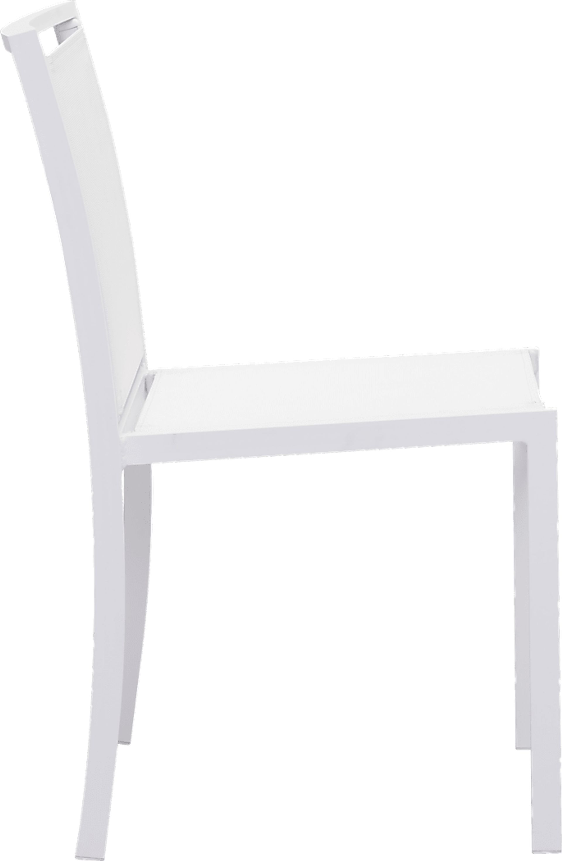 Bondi Lagoon White Outdoor Dining Chair - Image 2
