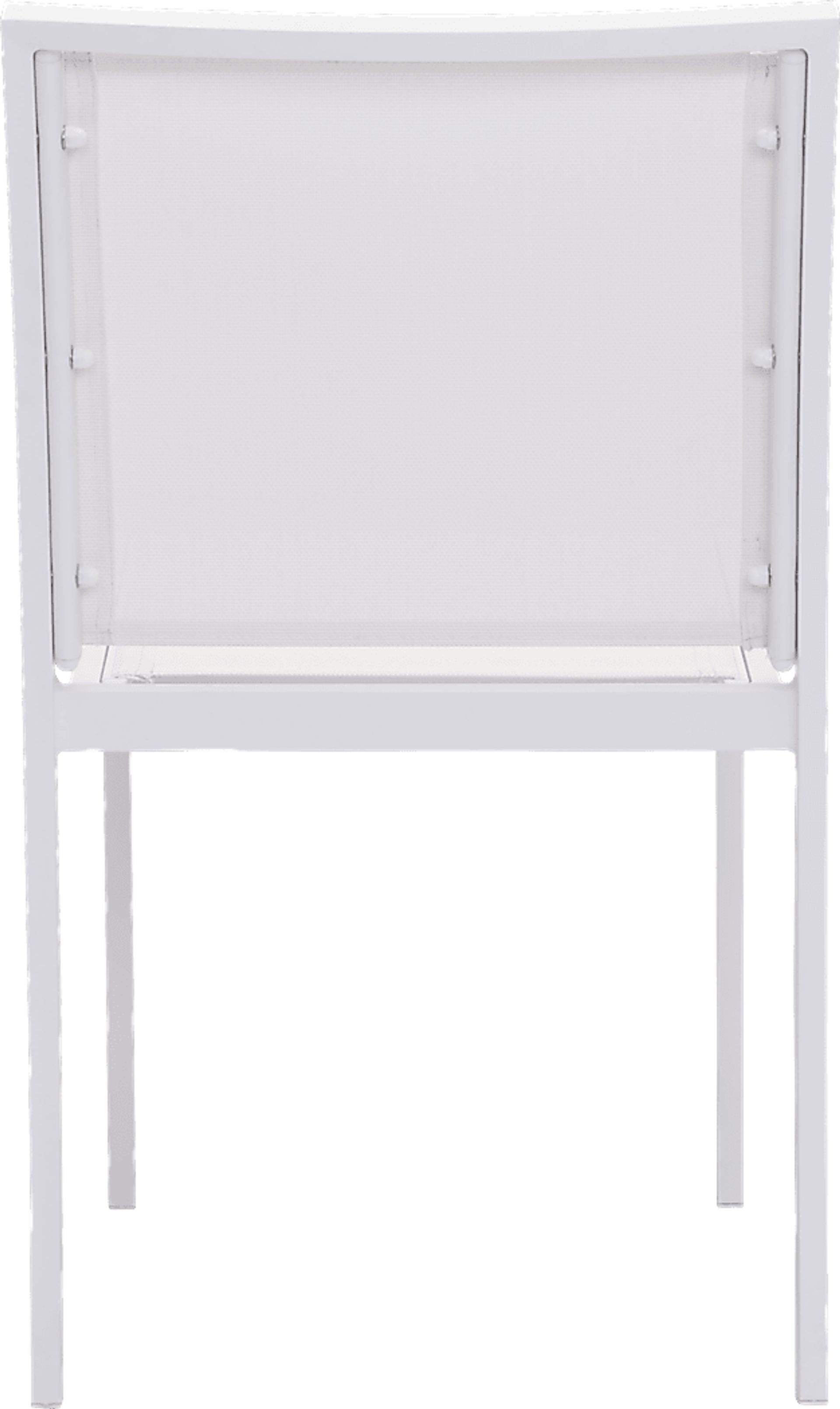 Bondi Lagoon White Outdoor Dining Chair - Image 3