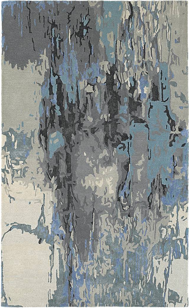 Bondway Blue 5' x 8' Rug - Thumbnail - Image 1