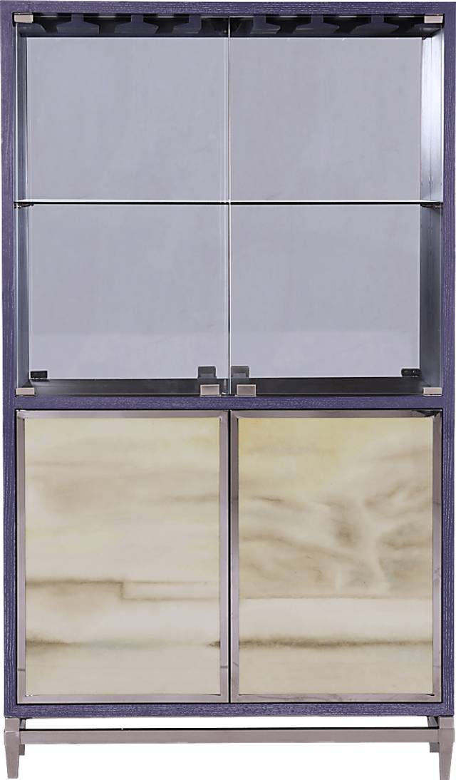 Bonham Blue Bar Cabinet - Thumbnail - Image 3