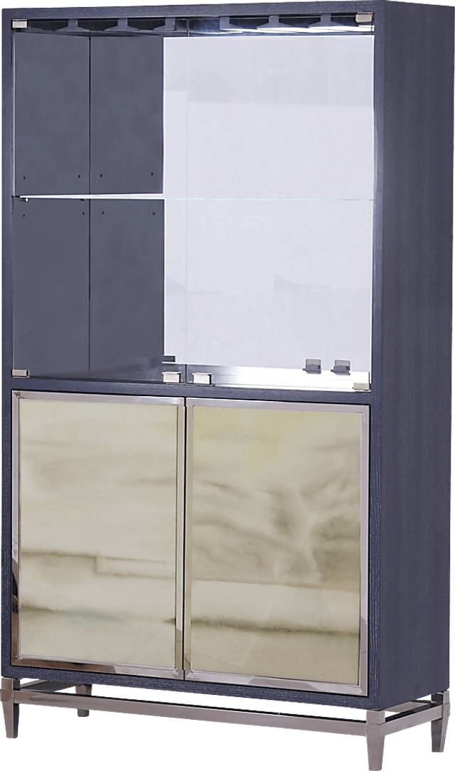 Bonham Blue Bar Cabinet - Thumbnail - Image 5