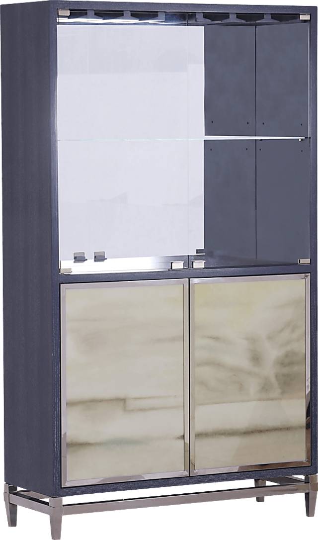 Bonham Blue Bar Cabinet - Thumbnail - Image 1