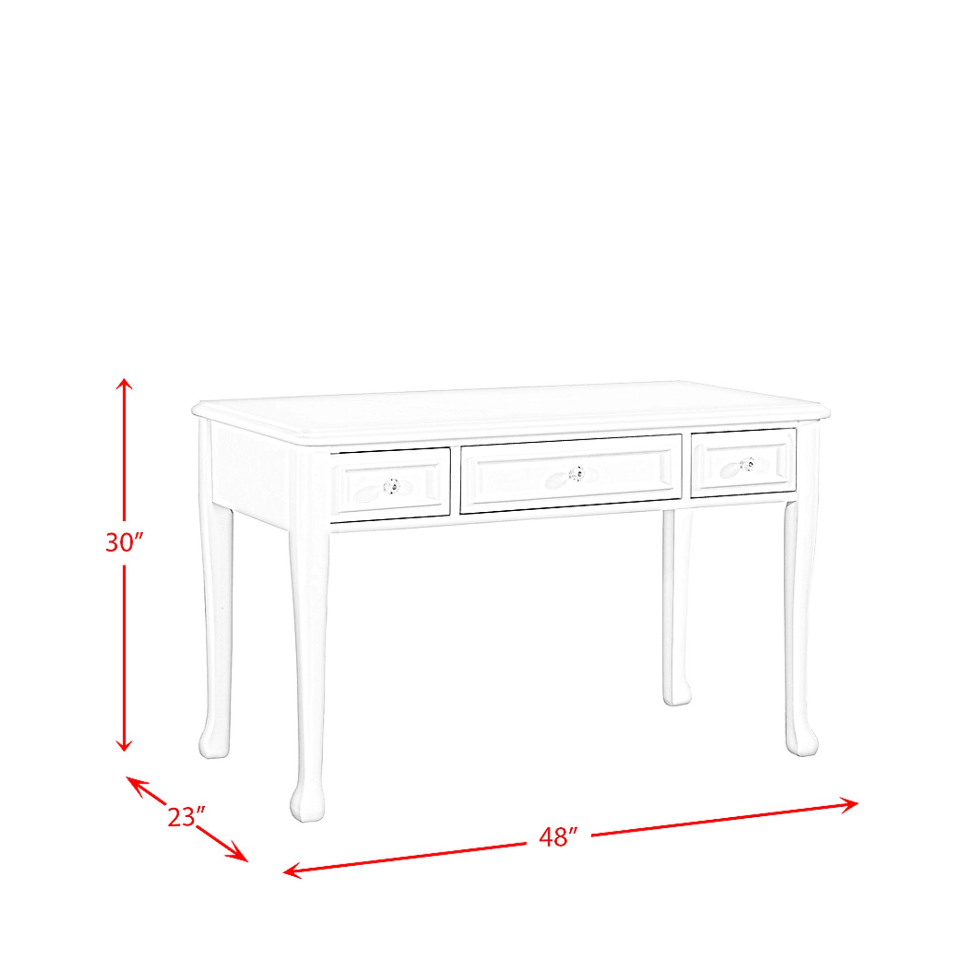 Bonielane White Desk - Image 3