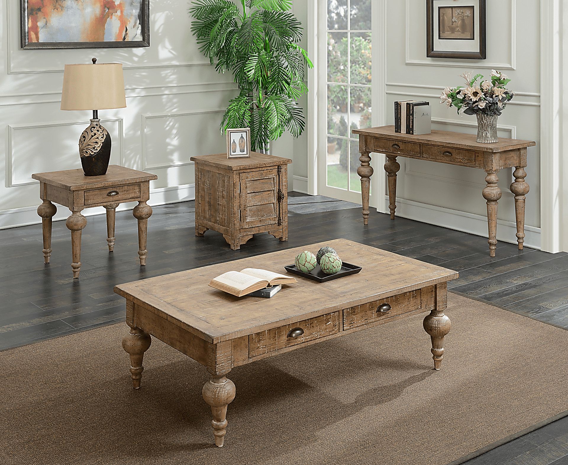 Bonini Beige Cocktail Table - Image 2