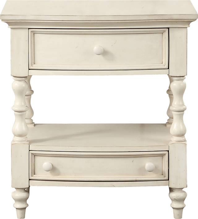 Bonisee White End Table - Thumbnail - Image 2