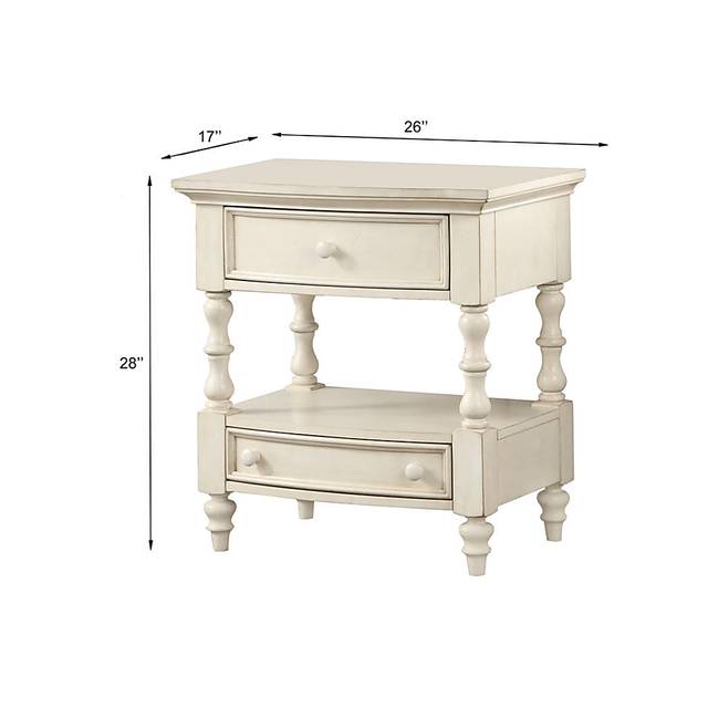 Bonisee White End Table - Thumbnail - Image 8