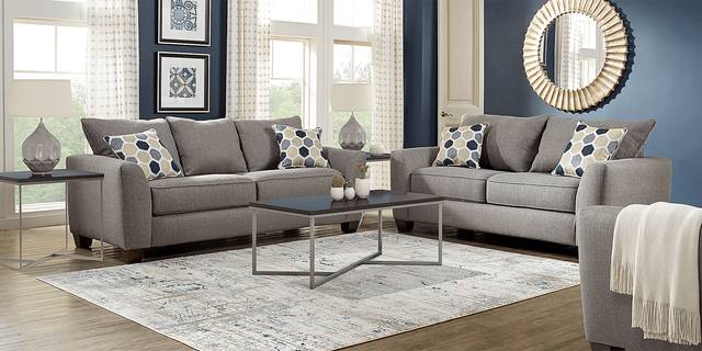 Bonita Springs Gray 5 Pc Living Room - Thumbnail - Image 1