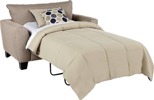 Bonita Springs Beige Gel Foam Sleeper Chair - Thumbnail - Image 2