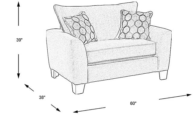 Dimension Image. Please refer to the Dimension Tab on this page for dimension details.
