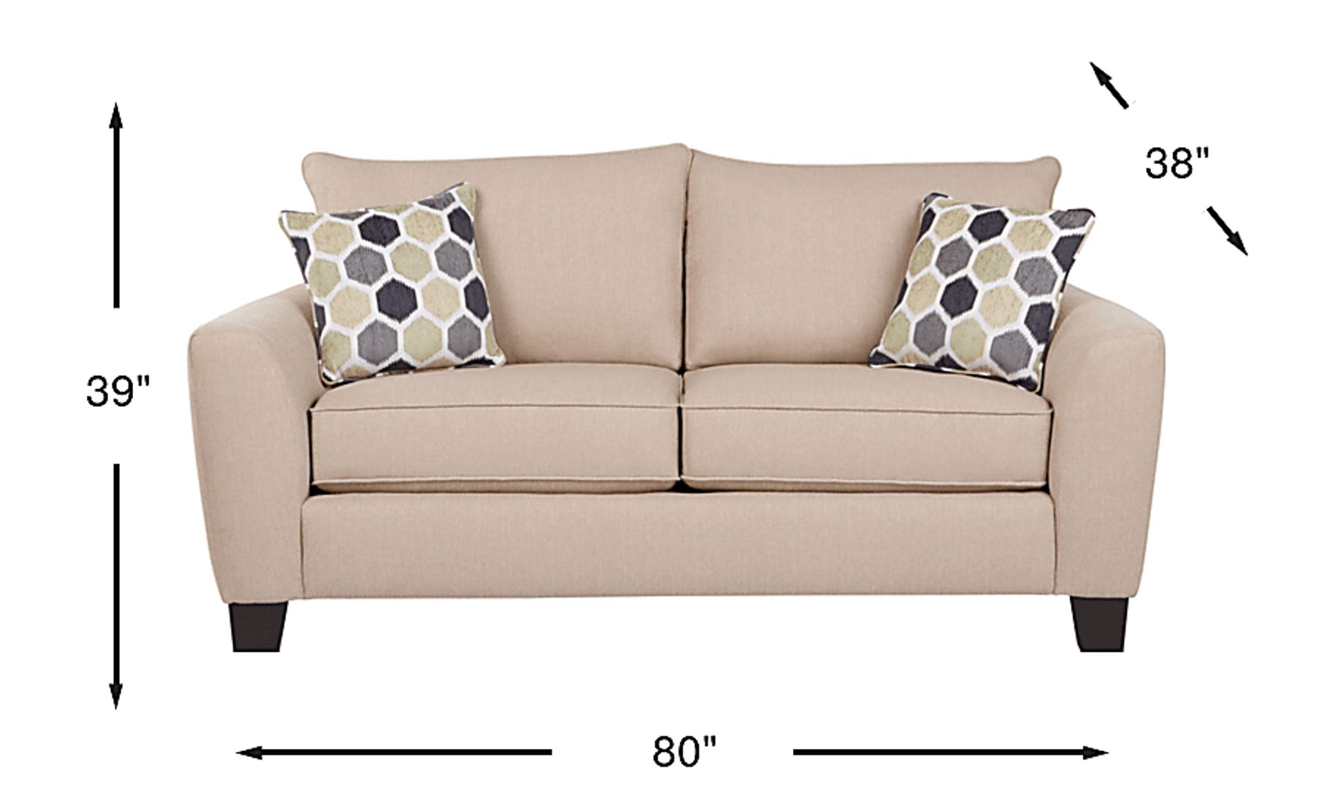 Dimension Image. Please refer to the Dimension Tab on this page for dimension details.