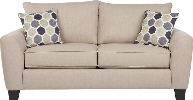 Bonita Springs Beige Loveseat - Thumbnail - Image 1