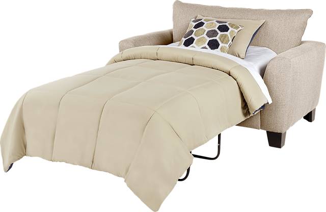 Bonita Springs Beige Sleeper Chair - Thumbnail - Image 2
