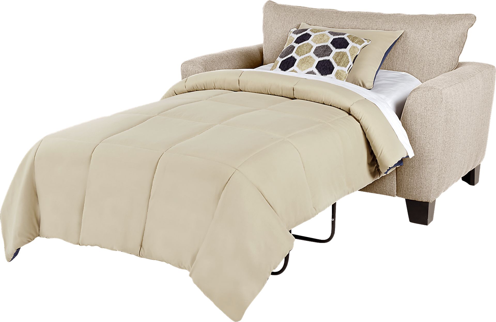 Bonita Springs Beige Sleeper Chair - Image 2