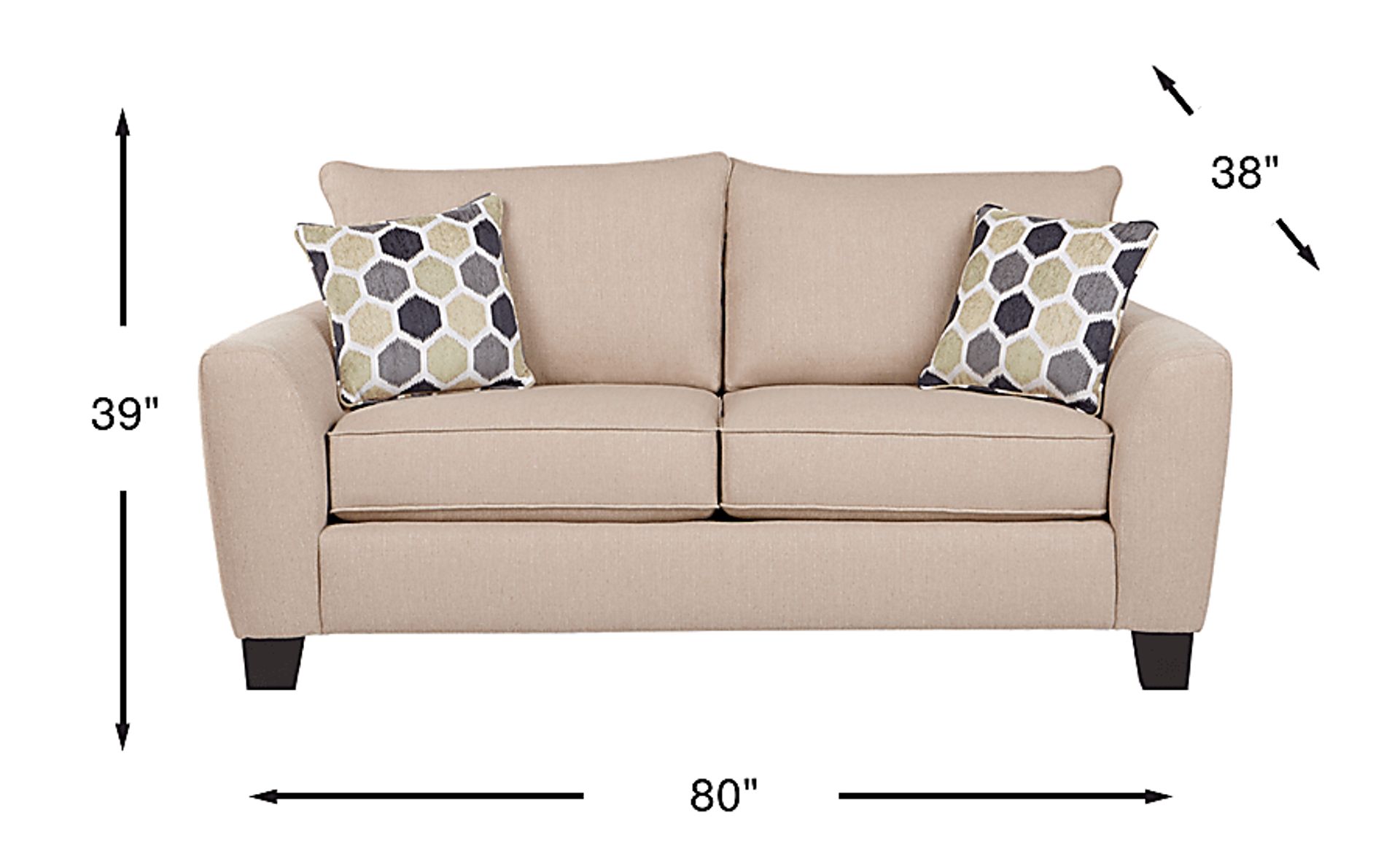 Dimension Image. Please refer to the Dimension Tab on this page for dimension details.