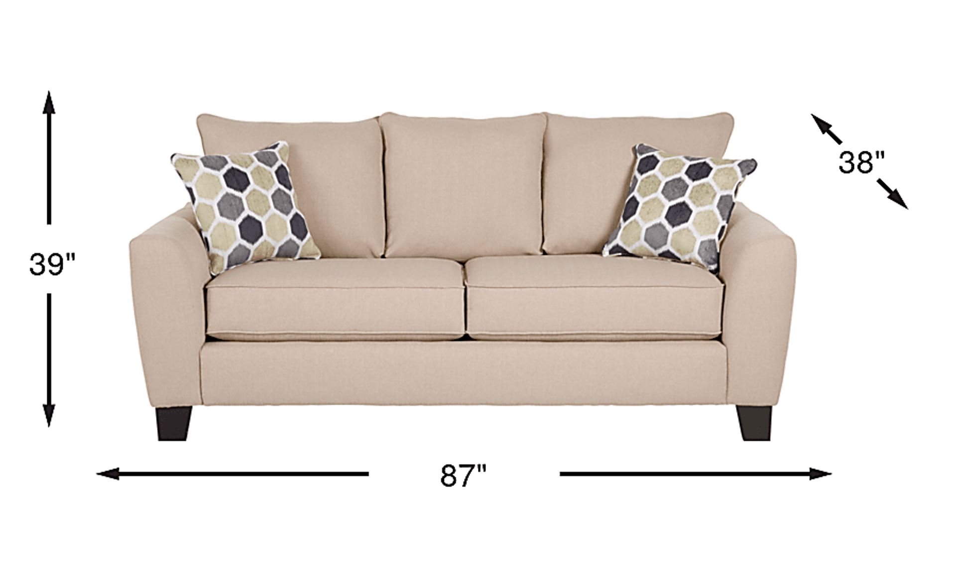 Dimension Image. Please refer to the Dimension Tab on this page for dimension details.