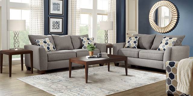 Bonita Springs Gray 3 Pc Living Room - Thumbnail - Image 1