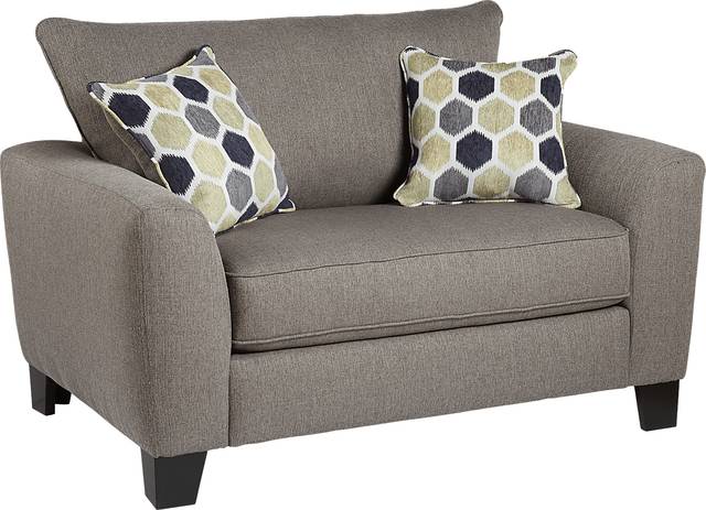Bonita Springs Gray Gel Foam Sleeper Chair - Thumbnail - Image 1