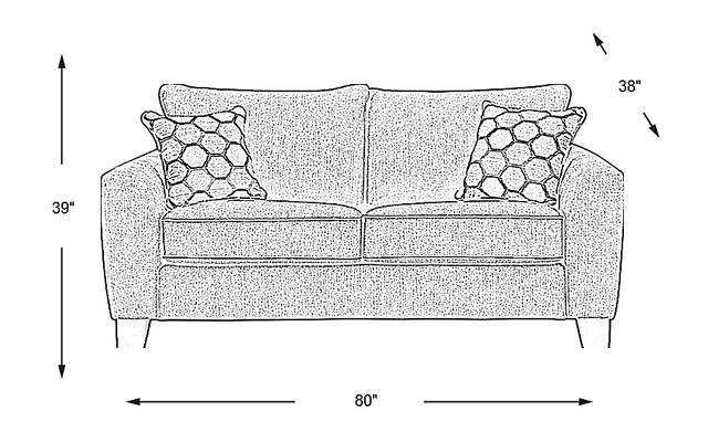 Dimension Image. Please refer to the Dimension Tab on this page for dimension details.