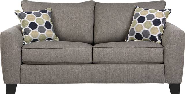 Bonita Springs Gray Sleeper Loveseat - Thumbnail - Image 1