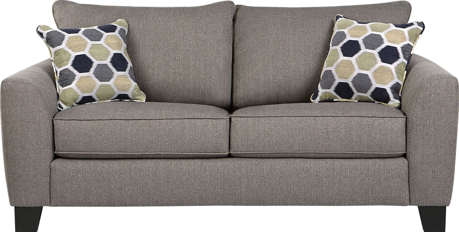 Bonita Springs Gray Gel Foam Sleeper Loveseat - Image 1