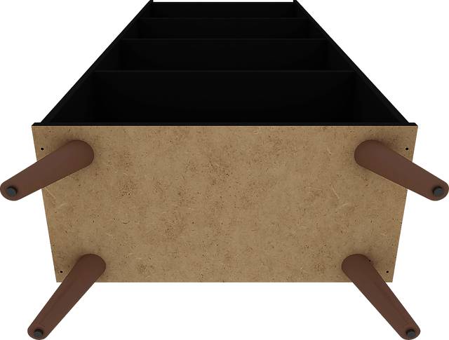 Bonnedelle Black Bookcase - Thumbnail - Image 10