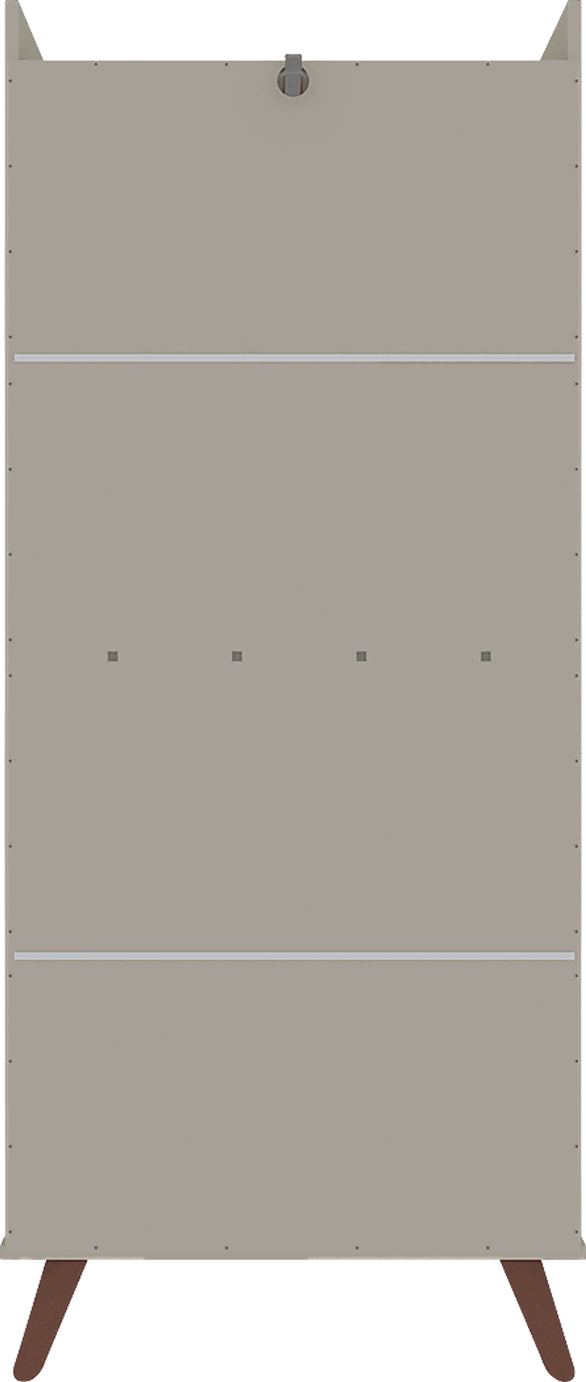 Bonnedelle Off-White Bookcase - Image 8