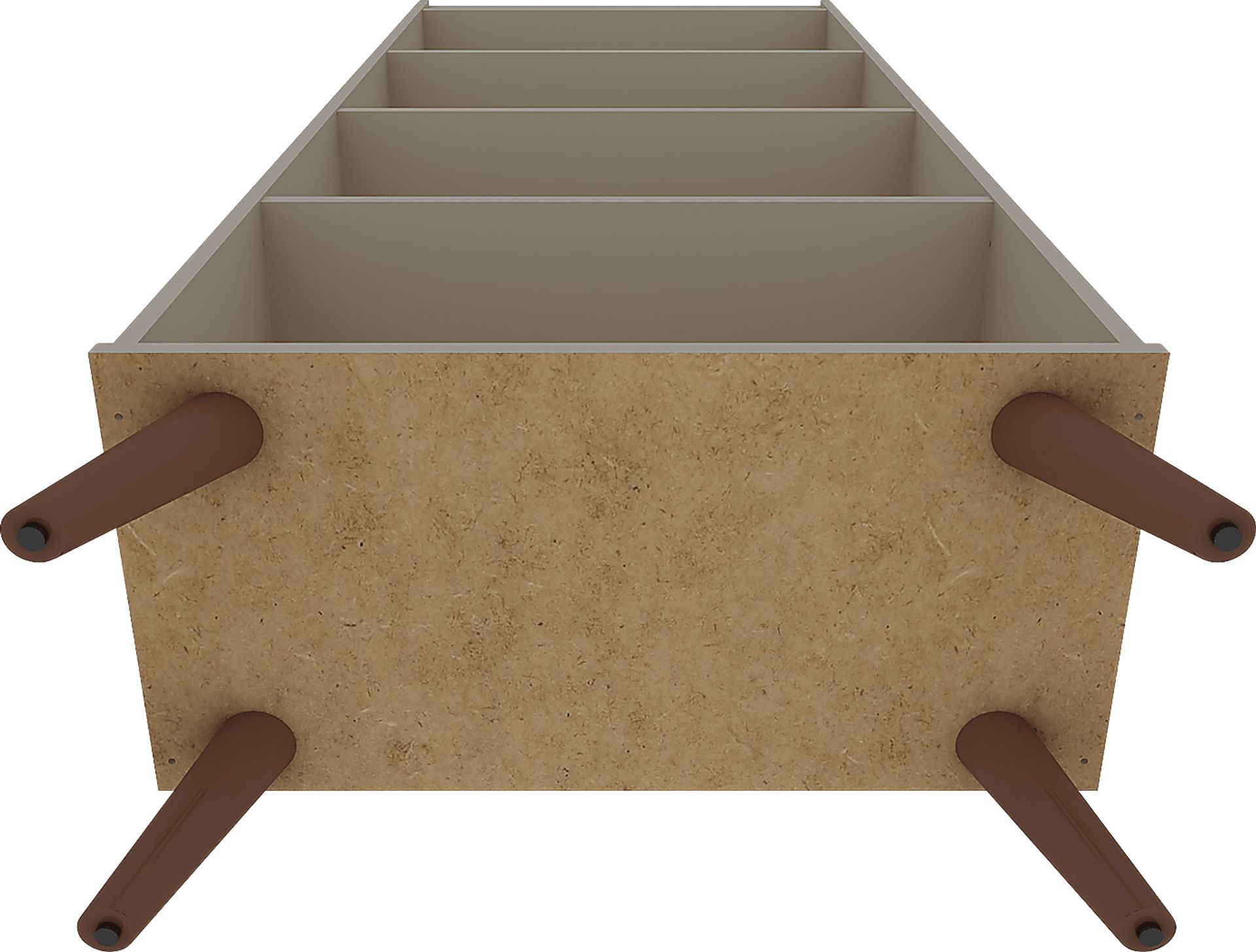 Bonnedelle Off-White Bookcase - Image 10