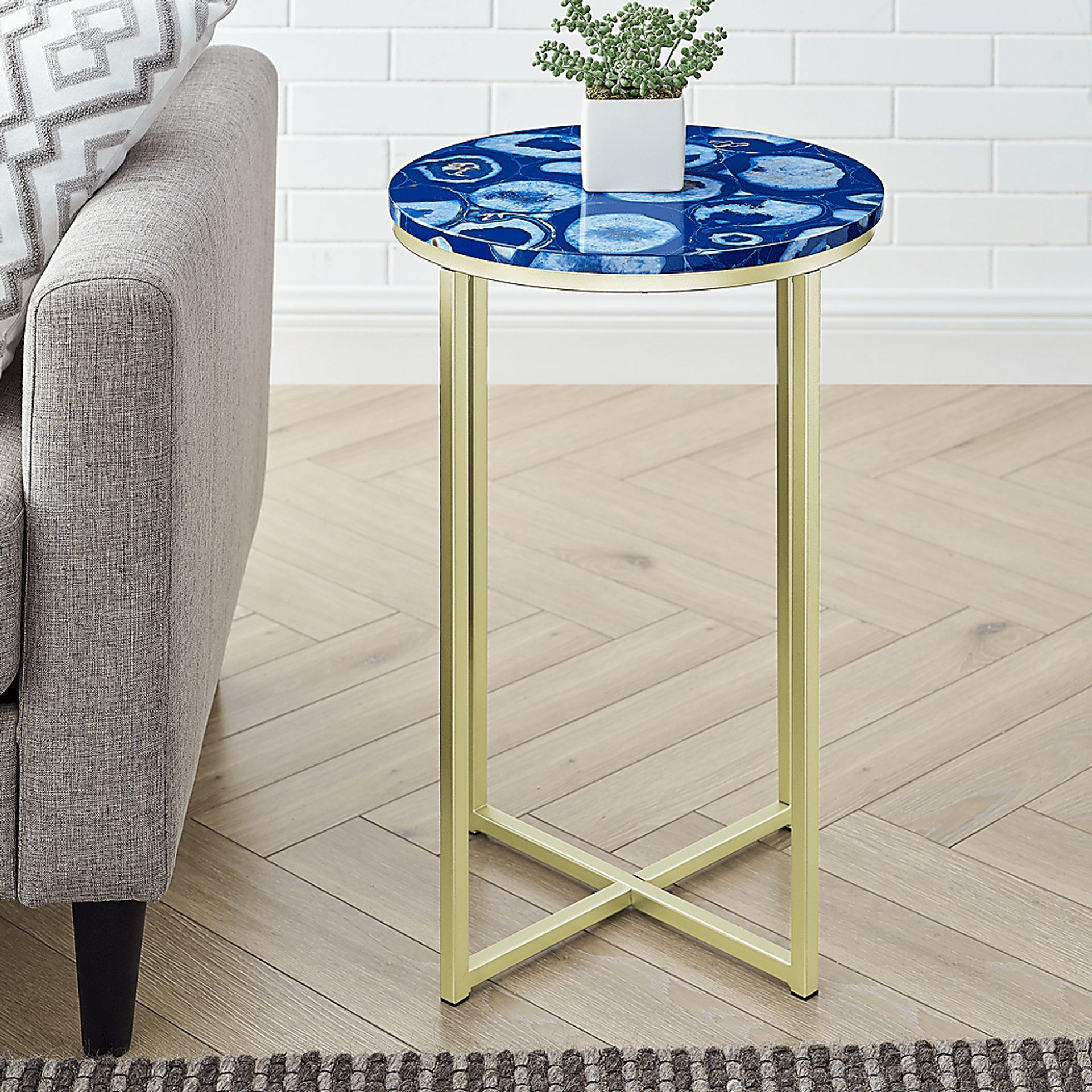 Bonview Blue Accent Table - Image 6